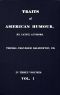 [Gutenberg 49863] • Traits of American Humour, Vol. 1 of 3